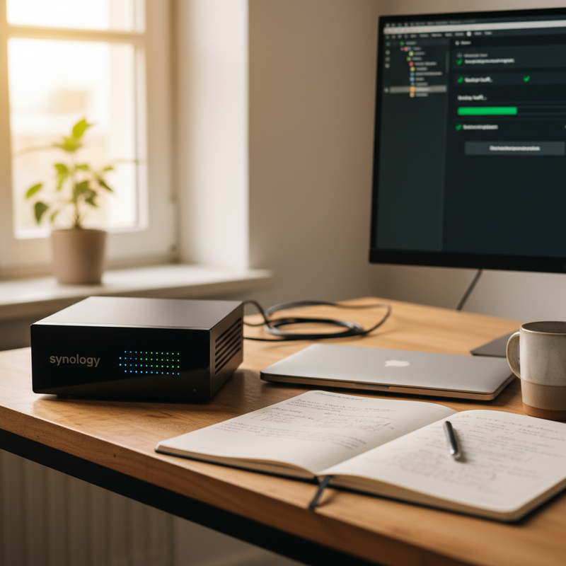 Backup-Einrichtung und Restore-Test per Fernwartung