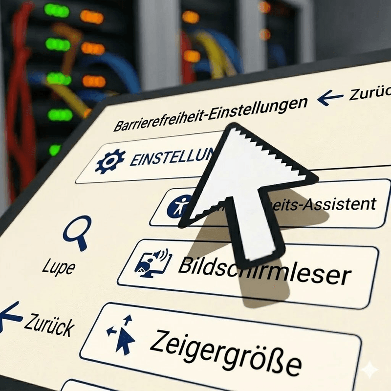 Barrierefreiheit einrichten per Fernwartung