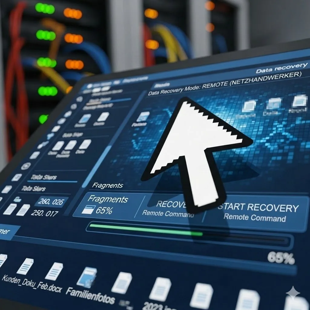 Datenrettung per Fernwartung: Recovery-Software im Einsatz