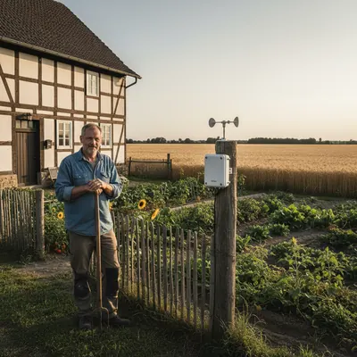 Drift-Wächter für Biohöfe — Pestizid-Drift an der Hofgrenze nachweisen