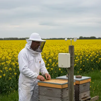 Drift-Wächter für Imker — Pestizid-Drift am Bienenstand erkennen