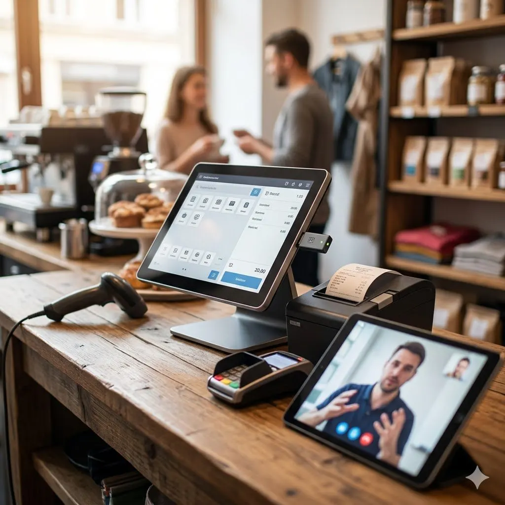 Kassensystem mit TSE und Bondrucker – Fernwartung durch Die Netzhandwerker