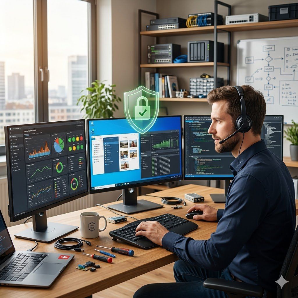 IT-Sicherheits-Basis-Check per Fernwartung