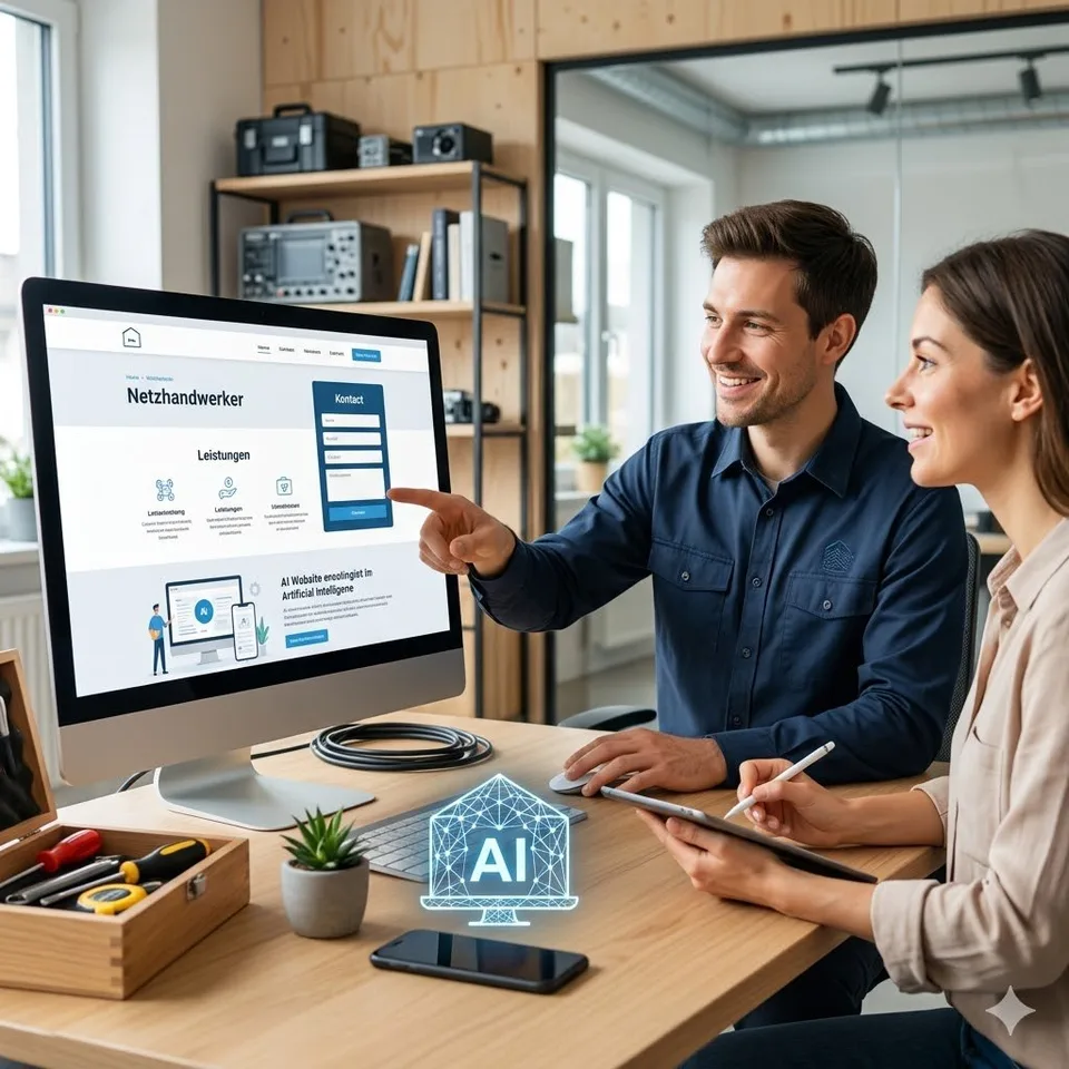 Webseite mit KI bauen - Die Netzhandwerker