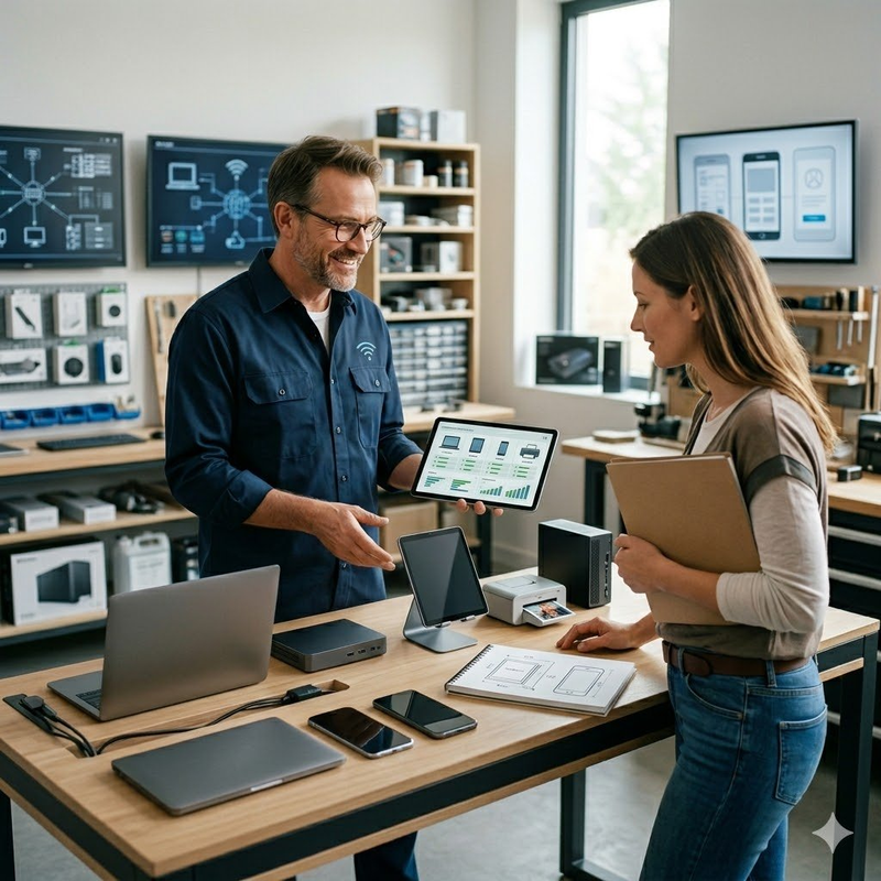 Kaufberatung fuer IT-Geraete per Fernwartung