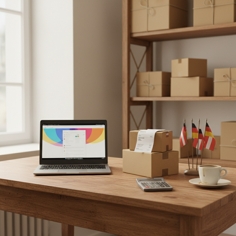 Online-Shop Checkout mit W&auml;hrungsumrechnung und L&auml;nderflaggen