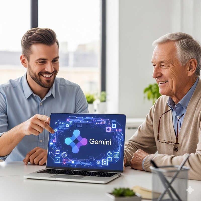 Google Gemini Schulung und Einrichtung per Fernwartung