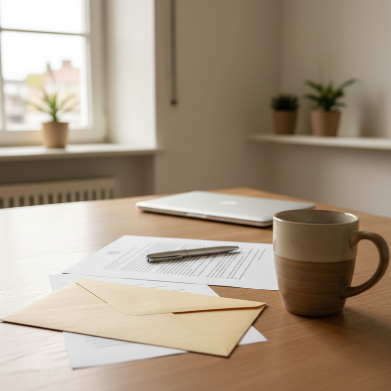 Isometrische Illustration dreier Briefumschl&auml;ge in aufsteigender orange Farbintensit&auml;t