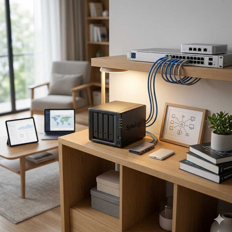 NAS und Netzwerk einrichten per Fernwartung