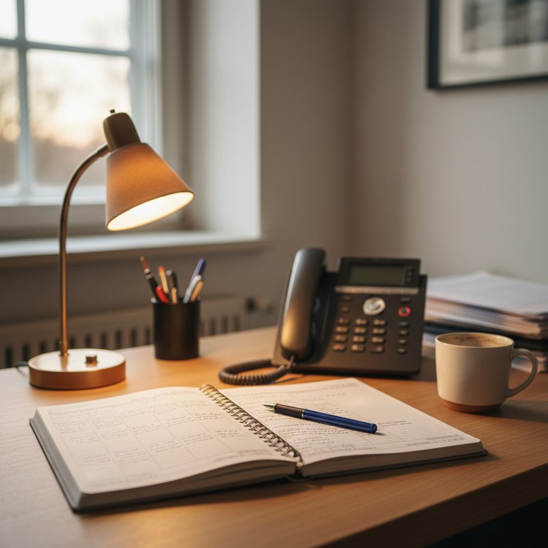 Isometrische Illustration einer Voicemail mit transkribiertem Text und Flugzeug-Symbol