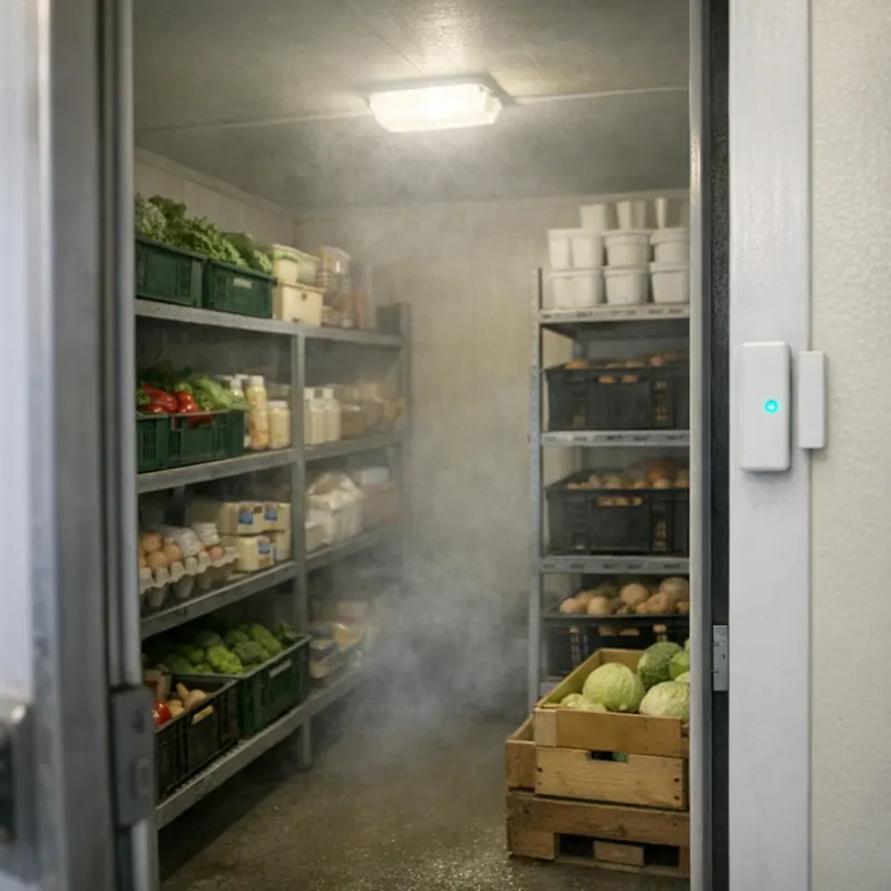 Frische Lebensmittel mit Sensor
